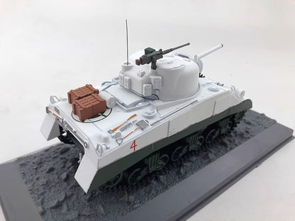 1/43 Alloy Finished M4 Sherman 701st Tank Battalion Sherman Tank Model Ornament
