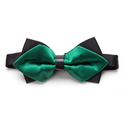 Men Ties Solid Fashion Butterfly Party Wedding Black Red Boys Girl Formal Bowtie