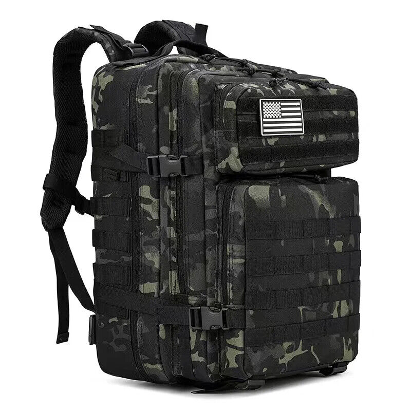 Man Tactical Backpack 50L Military Backpack Bags Outdoor Cycling Hiking Travel