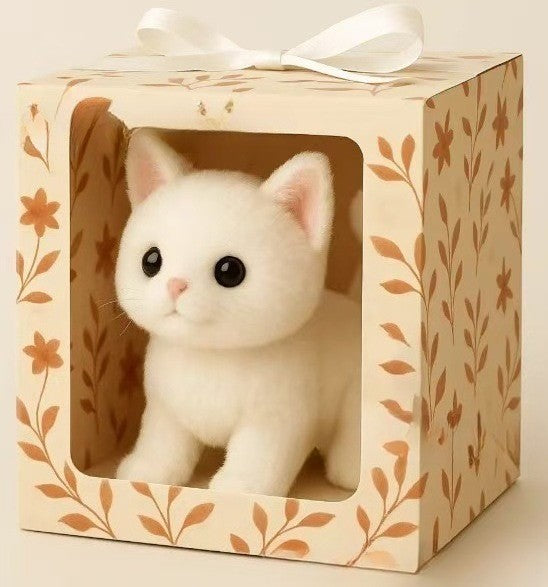 My Realistic Kitten Robot Activity Short Plush Toy