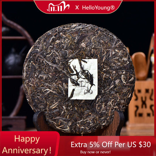357g Spring Pu-Erh Tea Yunnan Big Tree Natural Green Tea-
