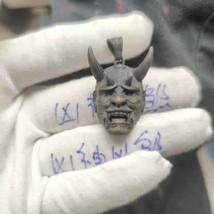 Copper Brass Ghost Face Fang Mask Casting Bonjour Mask Pendant