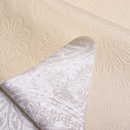 Embossing Floral Fabric Velvet Cloth Vintage for Sofa Cushions Cover Tablecloth