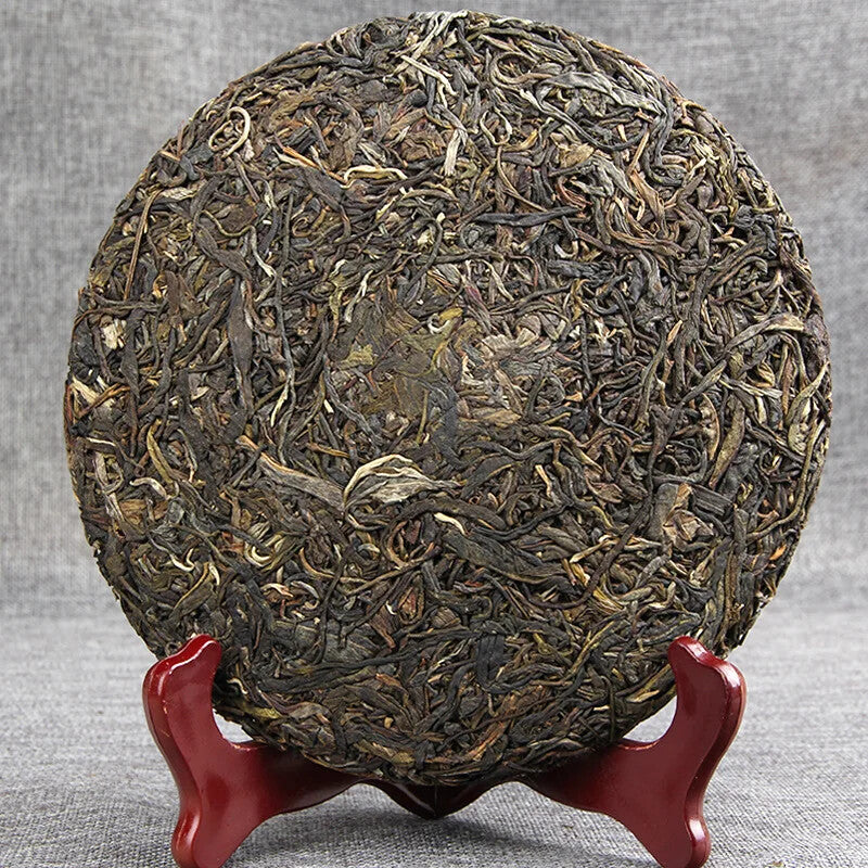 Yunnan Arbor Menghai Qizi Cake Tea Menghai Collection Pu'er Tea Raw Tea 357g