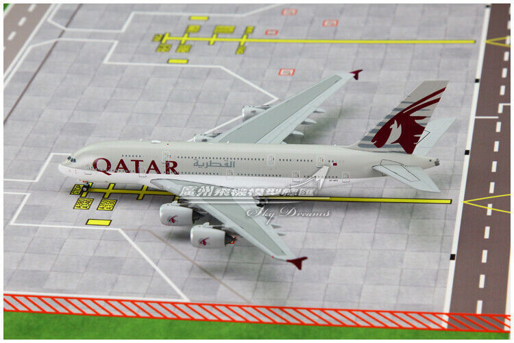 1:400 JC Wings QATAR AIRBUS A380-800 Passenger Airplane Diecast Aircraft Model