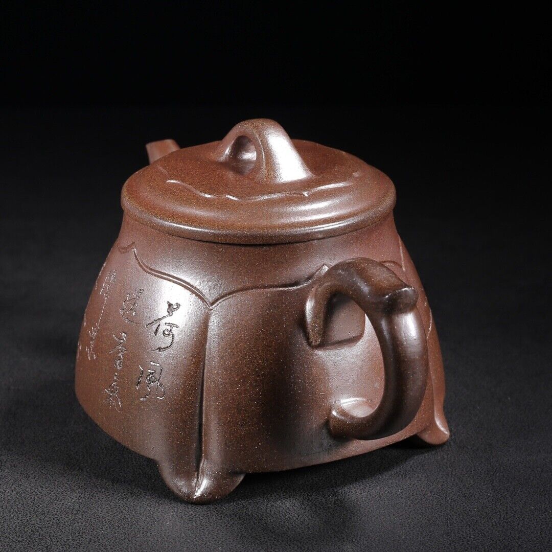 Chinese Yixing Purple Clay Teapot Zisha Ceremony Nice Teaware Gift Collectibles