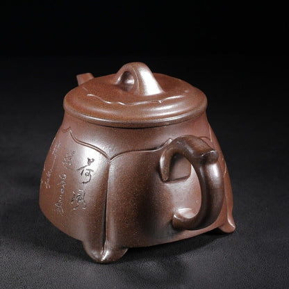Chinese Yixing Purple Clay Teapot Zisha Ceremony Nice Teaware Gift Collectibles