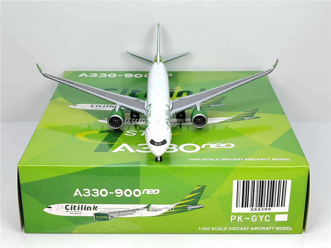 1:400 JC Wings CITILINK AIRBUS A330-900neo Passenger Airplane Diecast Model
