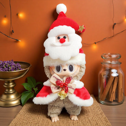 Christmas Cloth Plush Dress Up Self Mocking Bear Multi Body Through Set 2