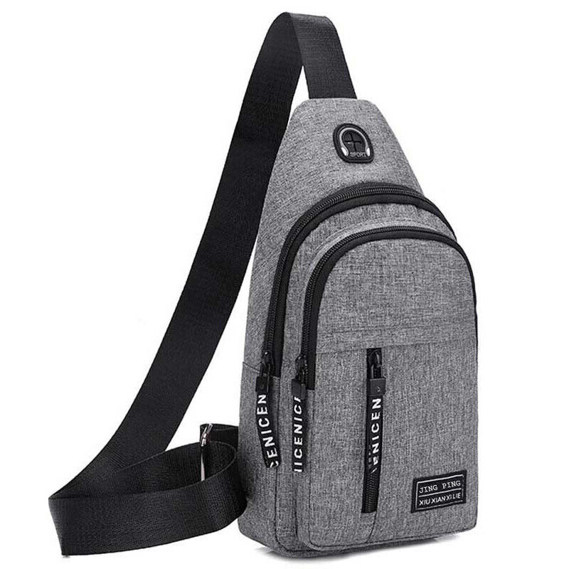 New Men Shoulder Bags Chest Bag Multifuncional Crossbody Bags Travel Sling ~URBT