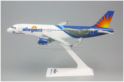 1:200 allegrant AIRBUS A320 Passenger Airplane ABS Plastic Plane Aircraft Model