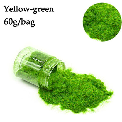 Static Grass Powder 3MM Simulation Turf Flocking Nylon Toy Model Scenery Making