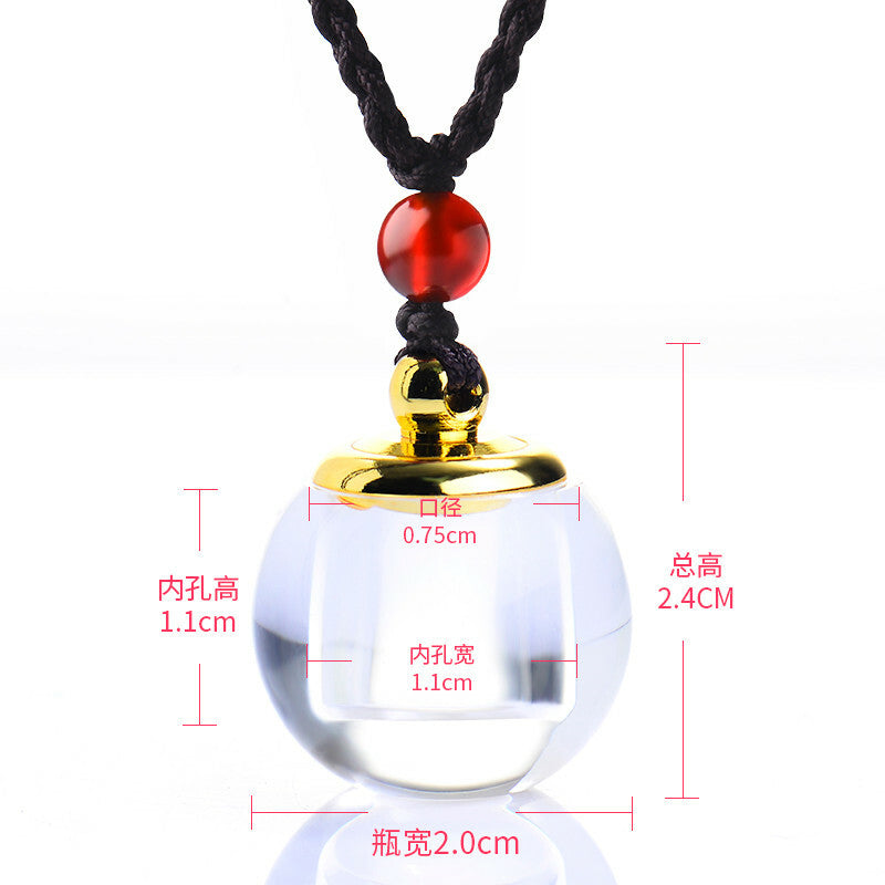 Stainless Steel Chinese zodiac Airtight Container Pendant Necklace Chain Gifts