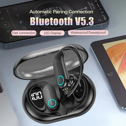 Audifonos Deportivos Bluetooth 5.3 Auriculares Inalambricos Para Telefonos Cell