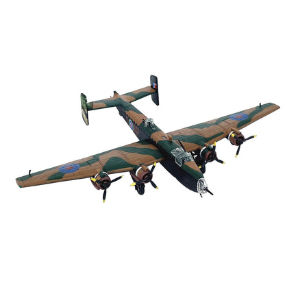 16cm Diecast 1/144 WWII For Handley Page Halifax B.Mk III Bomber Model Toy Gift