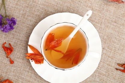 Pure Lily Scented Tea 200g Premium Nature Lilies Cake Green Blooming Flower Tea