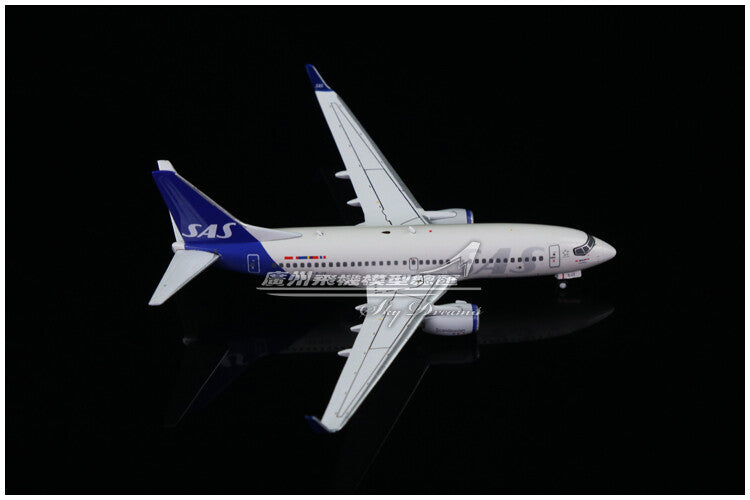 1:400 GeminiJets SAS BOEING B737-700W Airplane Diecast Plane Aircraft Model