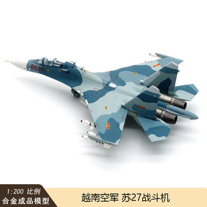 1:200 Hogan Vietnam Air Force SU-27UBK Fighter Diecast Aircraft Plane Model