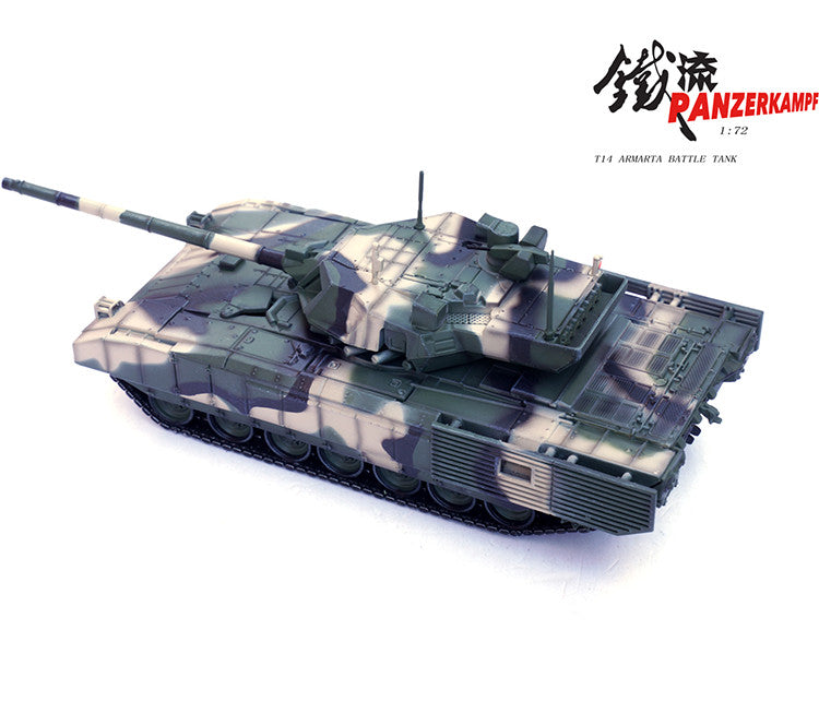 PANZERKAMPF 1/72 Russia T-14 Amata Main Battle Tank Green camouflage Model
