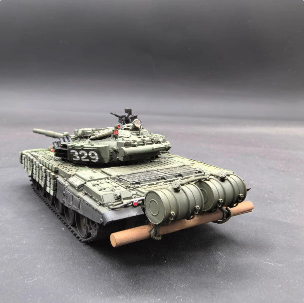 3D Printed Model 1/72 Russian T72B1 Tank Model Finished Product