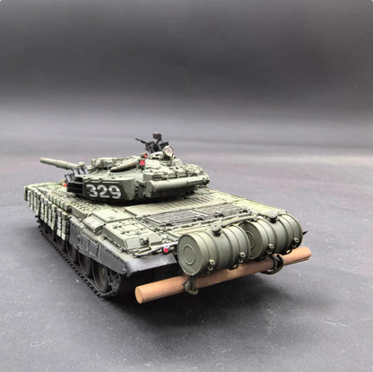 3D Printed Model 1/72 Russian T72B1 Tank Model Finished Product