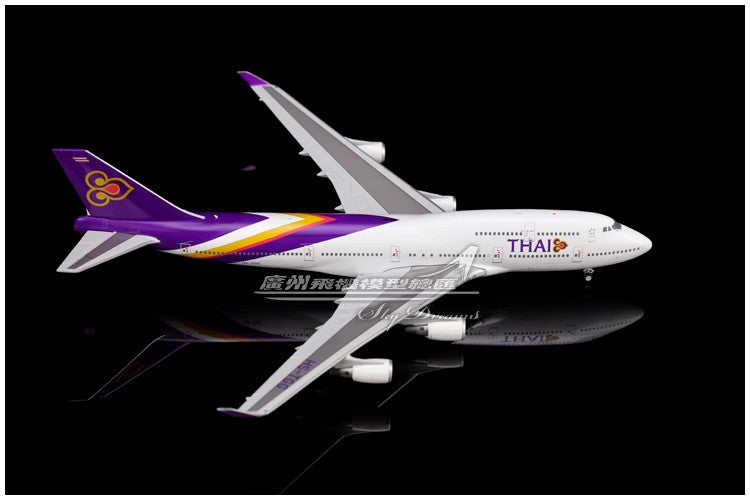 1:400 JC Wings THAI BOEING 747-400 Passenger Airplane Diecast Aircraft Model