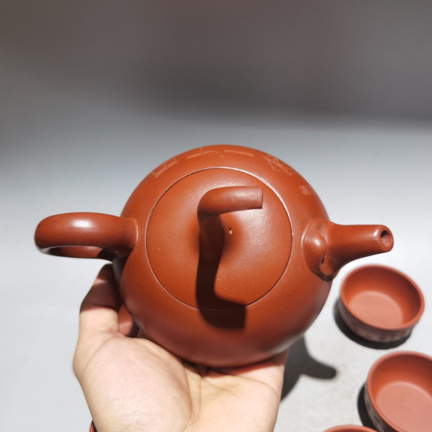 Chinese Yixing Zisha Clay Handmade Exquisite Teapot （美林系列套壶 底款：韩美林)