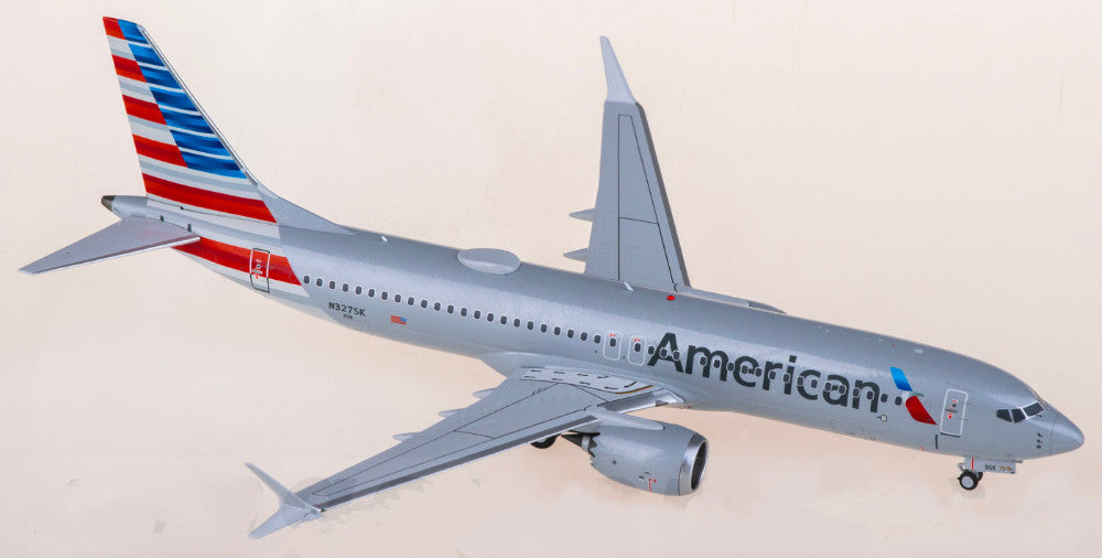 1:200 NGmodels American Airlines B737 MAX 8 Passenger Diecast Airplane Model