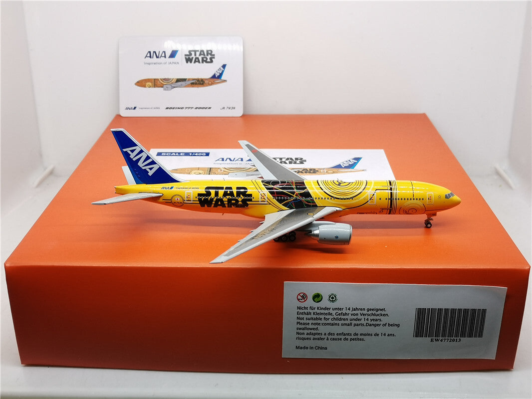 1:400 JC Wings ANA B777-200ER Passenger Airplane Diecast Aircraft Model