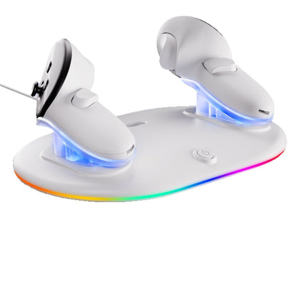 Magnetic Charging Dock for Meta Quest 2/3/3S Controllers Fast Charge Capability