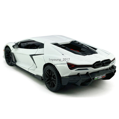 Lamborghini Revuelto 1:24 Diecast Model Car Toy Vehicle Boys Toys for Kids White
