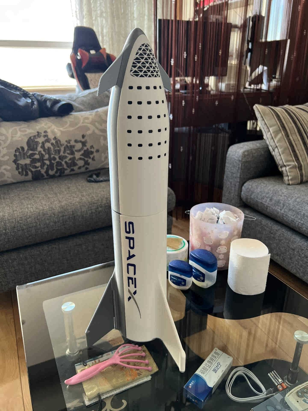 1/144 Scale Spacex Starship Painted Model 3D Print