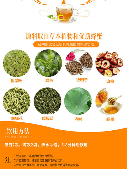 BESUNYEN Slimming Tea Herbal Beauty & Keeping Figure Weight Loss Tea 62.5g/box