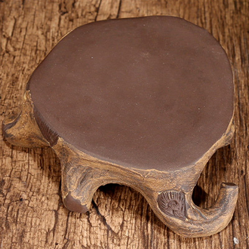 Chinese Yixing Zisha Teapot Pad Kung Fu Tea Pet Tree Stool Teapot Pad