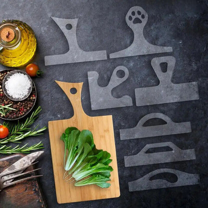 Cutting Board Template Clear Acrylic Charcuterie Handle Angled Tracing Stencils
