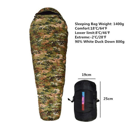 90% Duck Down Sleeping Bag Camping Sleeping Bag Outdoor Travel Hiking