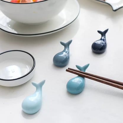 holder for chopsticks dophin shape creative table accessories porcelain mat new