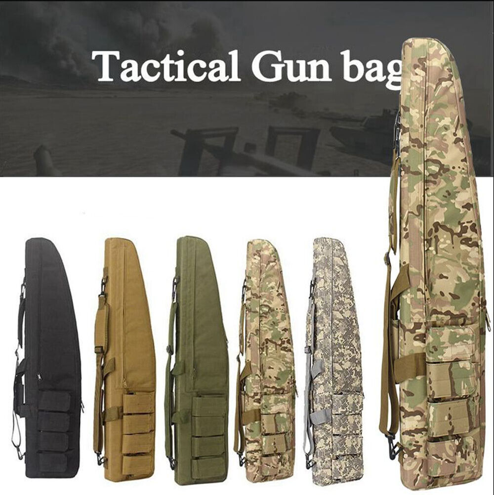 Tactical Oxford Cloth Rifle Molle Bag Gun Range Hunting Storage Soft Case 39"47"