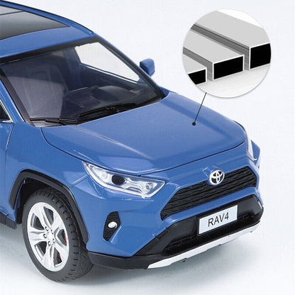 1:24 Toyota RAV4 SUV Diecast Model Cars Toy Off-road Vehicles Collection Gift
