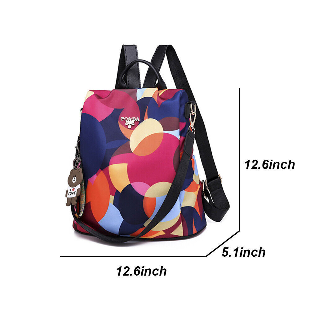 Women Backpack Anti Theft Travel Shoulder School Bag Satchel Rucksack Waterproof
