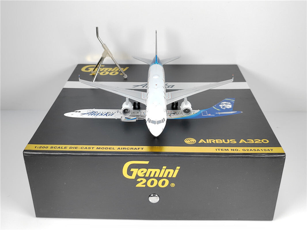 1:200 Geminijets Alaska AIRBUS A320 Airplane Diecast Aircraft Model