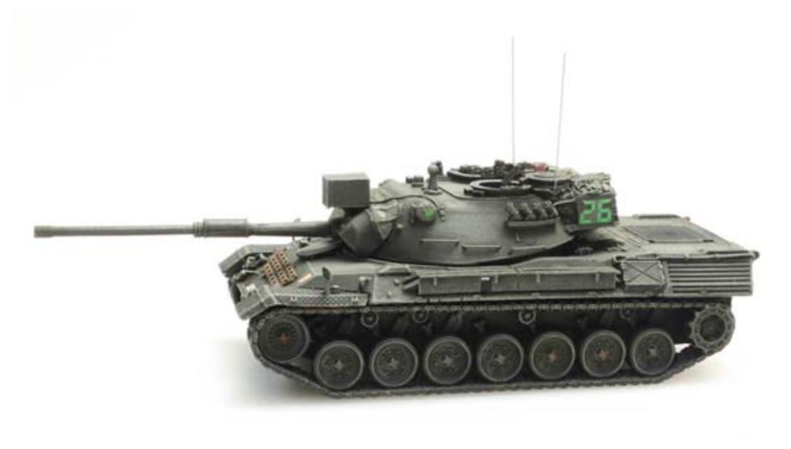 ARTITEC Leopard I Belgian army 1/87 FINISHED MODEL TANK