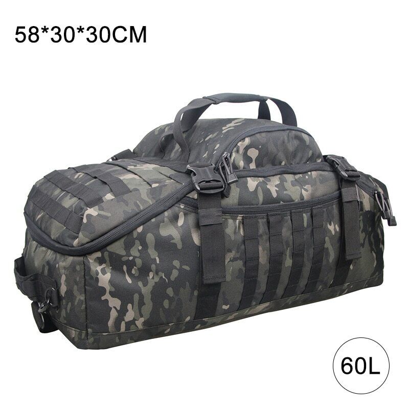 Travel Duffel Bag Tactical Backpack Strap Weekender Bag Men Women Gym Bags