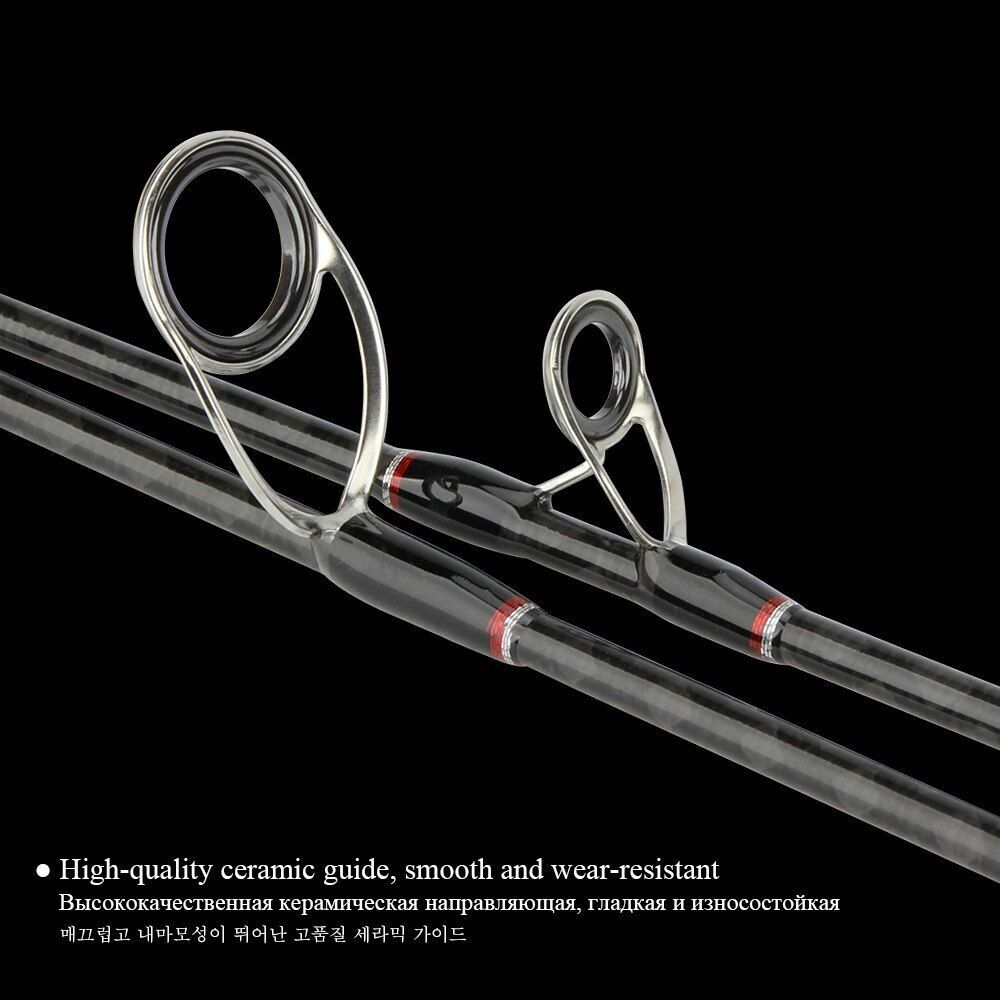 Fishing Rods Ultra-Light Weight Spinning/Casting Cork Sensitive Solid Tip Pike