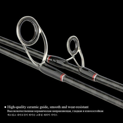 Fishing Rods Ultra-Light Weight Spinning/Casting Cork Sensitive Solid Tip Pike