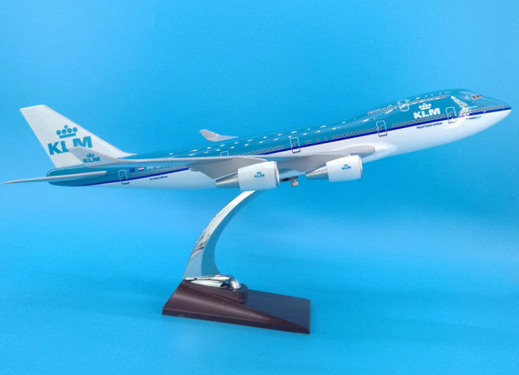 47CM 1:150 KLM BOEING 747-400 PH-BFB Passenger Airplane Resin Aircraft Model