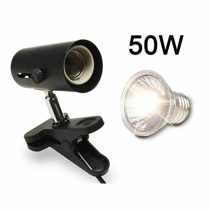 Reptile Lamp UVA UVB 3.0 Clip-on Ceramic Light Holder Turtle Basking UV Heating