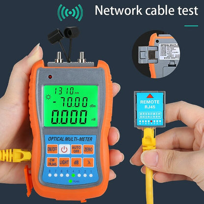 AUA-G70B/50B 4in1 Mini Optic Power Meter Visual Fault Locator Network Cable Test