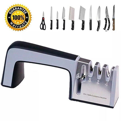 KNIFE Sharpener PROFESSIONAL System Scissors Tool Heavy Duty Diamond Tungsten