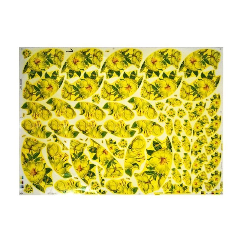 Ceramic Decal Pottery Clay Transfer Paper DIY Glaze Porcelain Underglaze 50x70cm